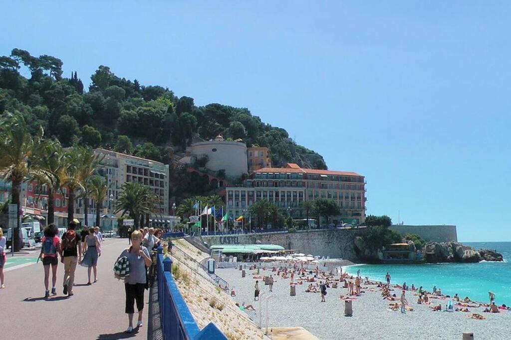 Studio A Louer Au Coeur Du Carre Dor A Nice, Rue Dalpozzo A 150 Metres Des Plages Buitenkant foto